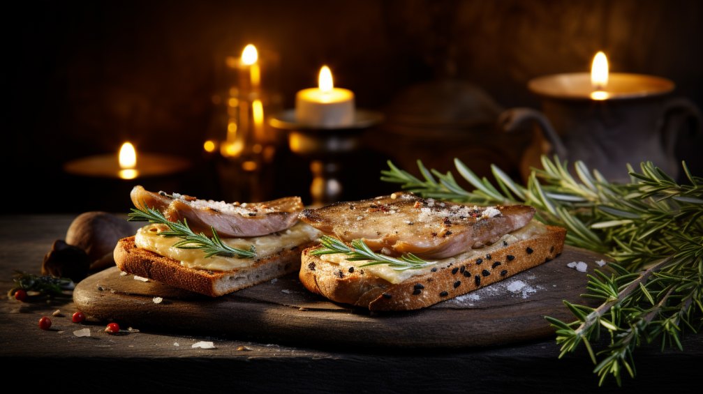 photo tartines de foie gras