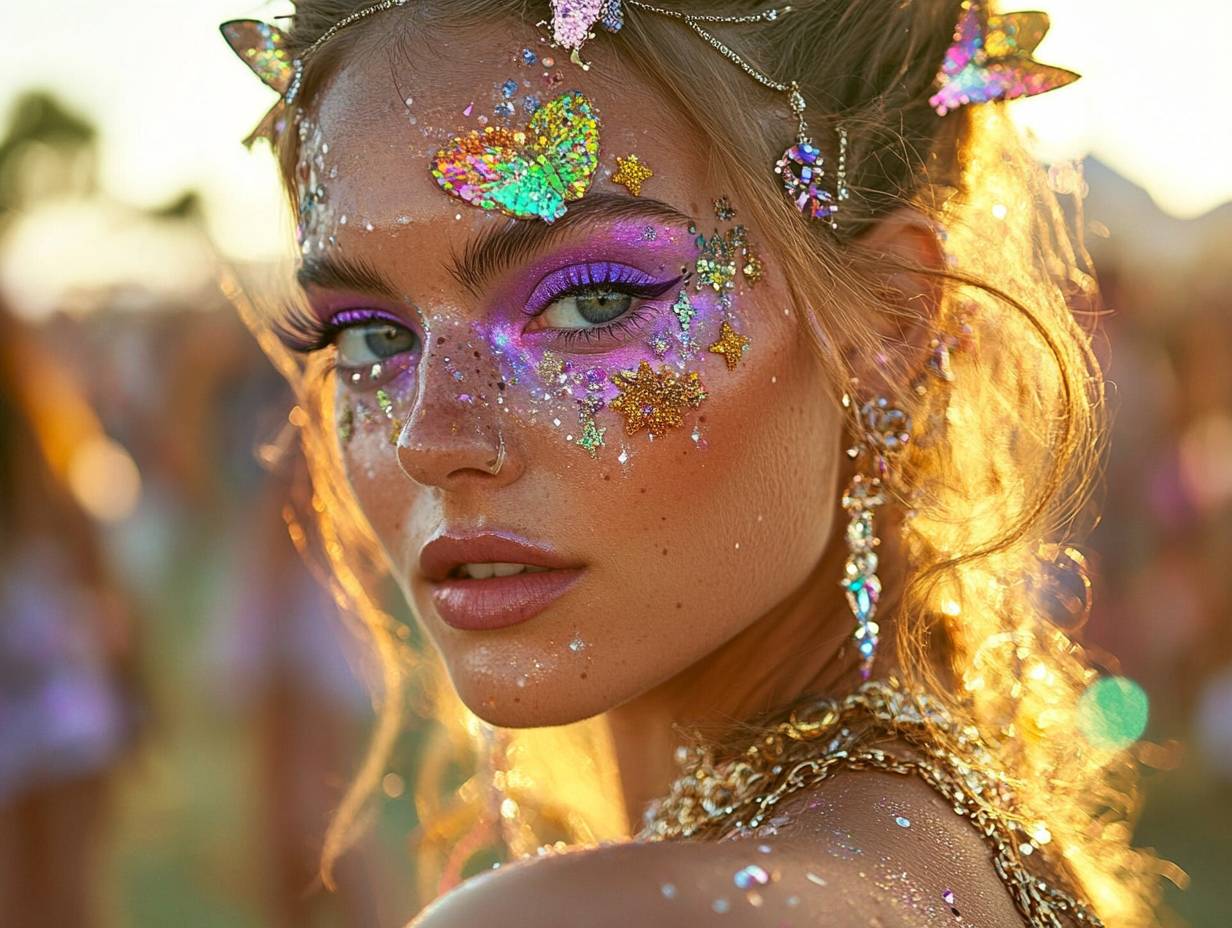 Maquillage Coachella Simple