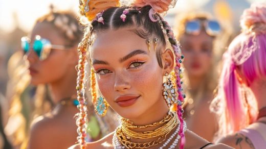 inspiration coiffure pour le festival Coachella